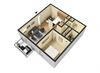 1 Bedroom, 1 Bathroom